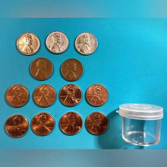 ⚫️ Vintage - All 3 Mints - 1943 Steel Pennies - War Time Wheaties - Collectible - Picture 1 of 15